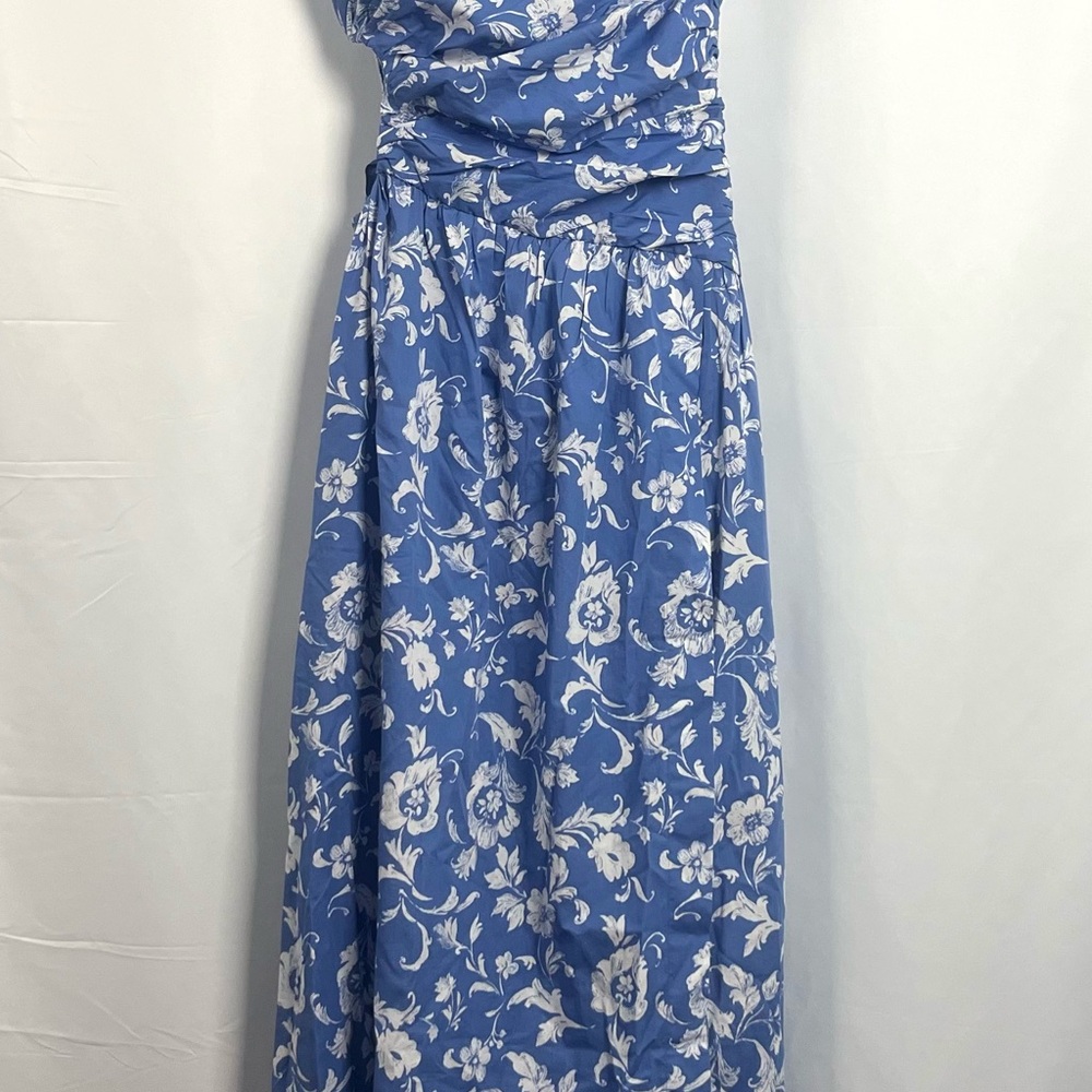 Abercrombie & Fitch Giselle Floral One-Shoulder Cutout Dress Size Extra Large - Picture 3 of 5